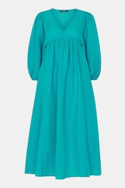 Whistles Blue Gloria Linen Blend Dress - Image 5 of 5