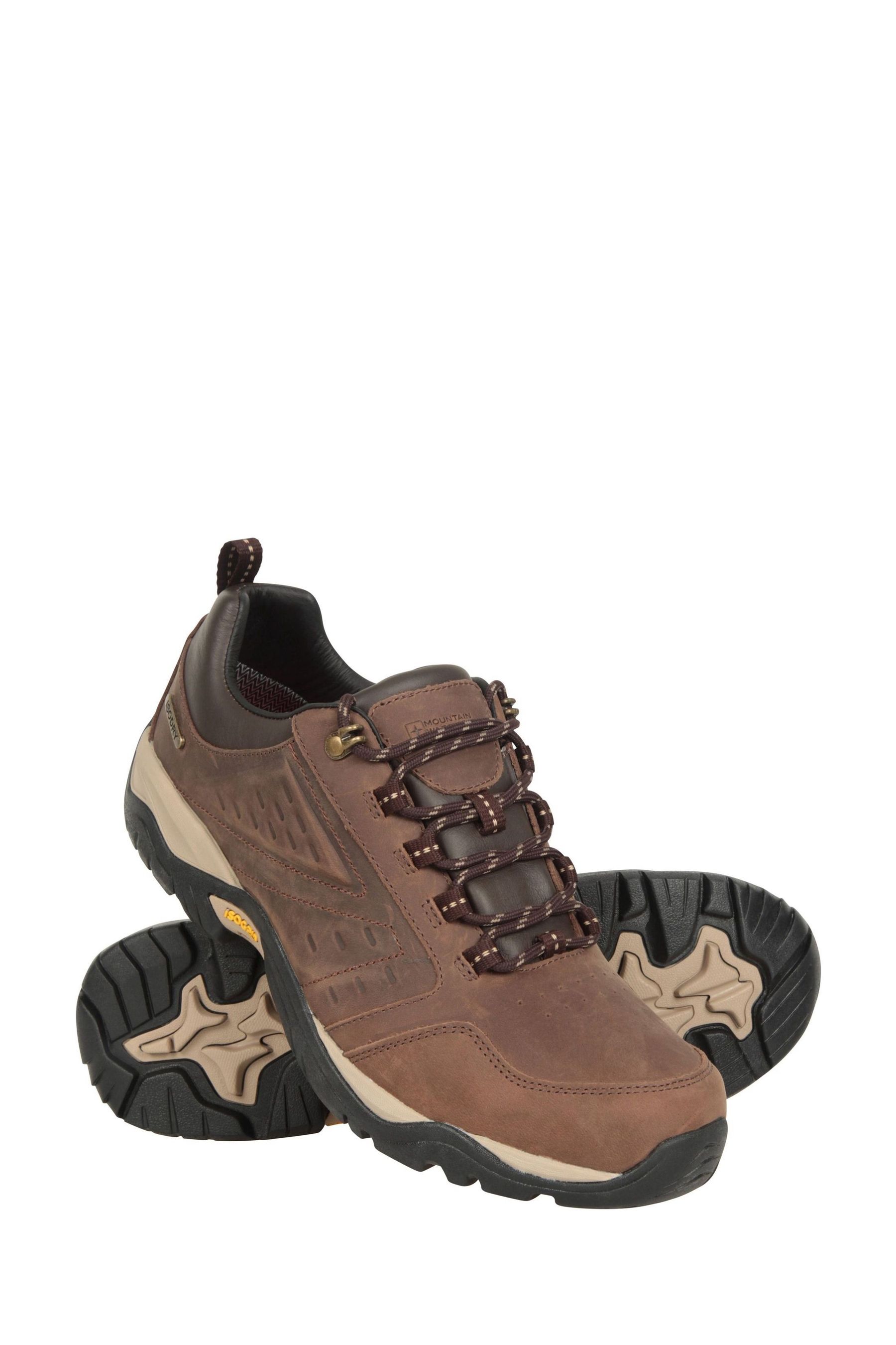 Buy Mountain Warehouse Brown Pioneer II Mens Waterproof Extreme Leather Walking Shoes from Next Oman