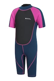 Mountain Warehouse Pink Kids Shorty 2.5/2mm Wetsuit - Image 4 of 7