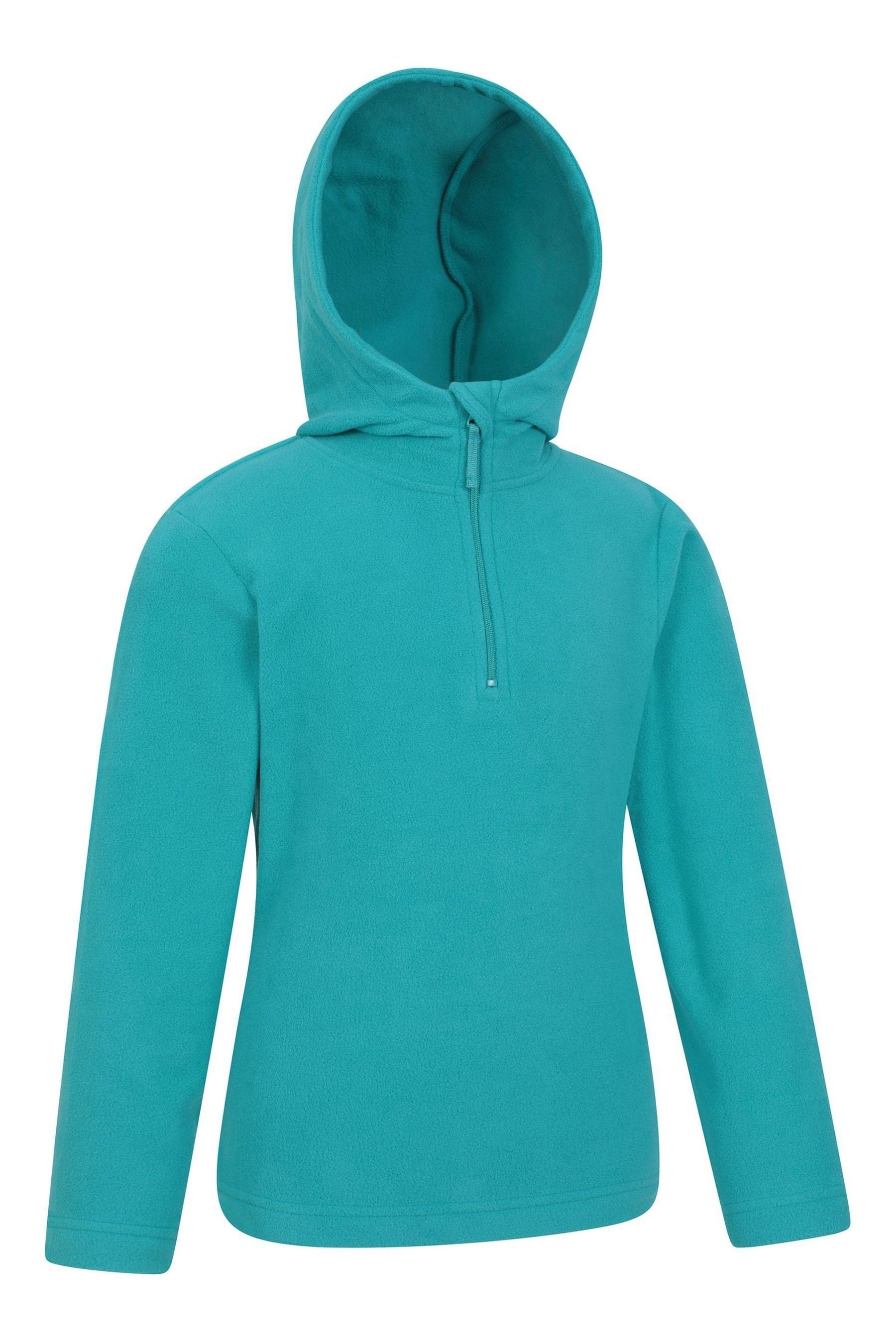 Buy Mountain Warehouse Aqua Blue Kids Camber II Fleece Hoodie from Next Ireland