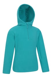 Mountain Warehouse Blue Camber II Kids Fleece Hoodie - Image 2 of 5