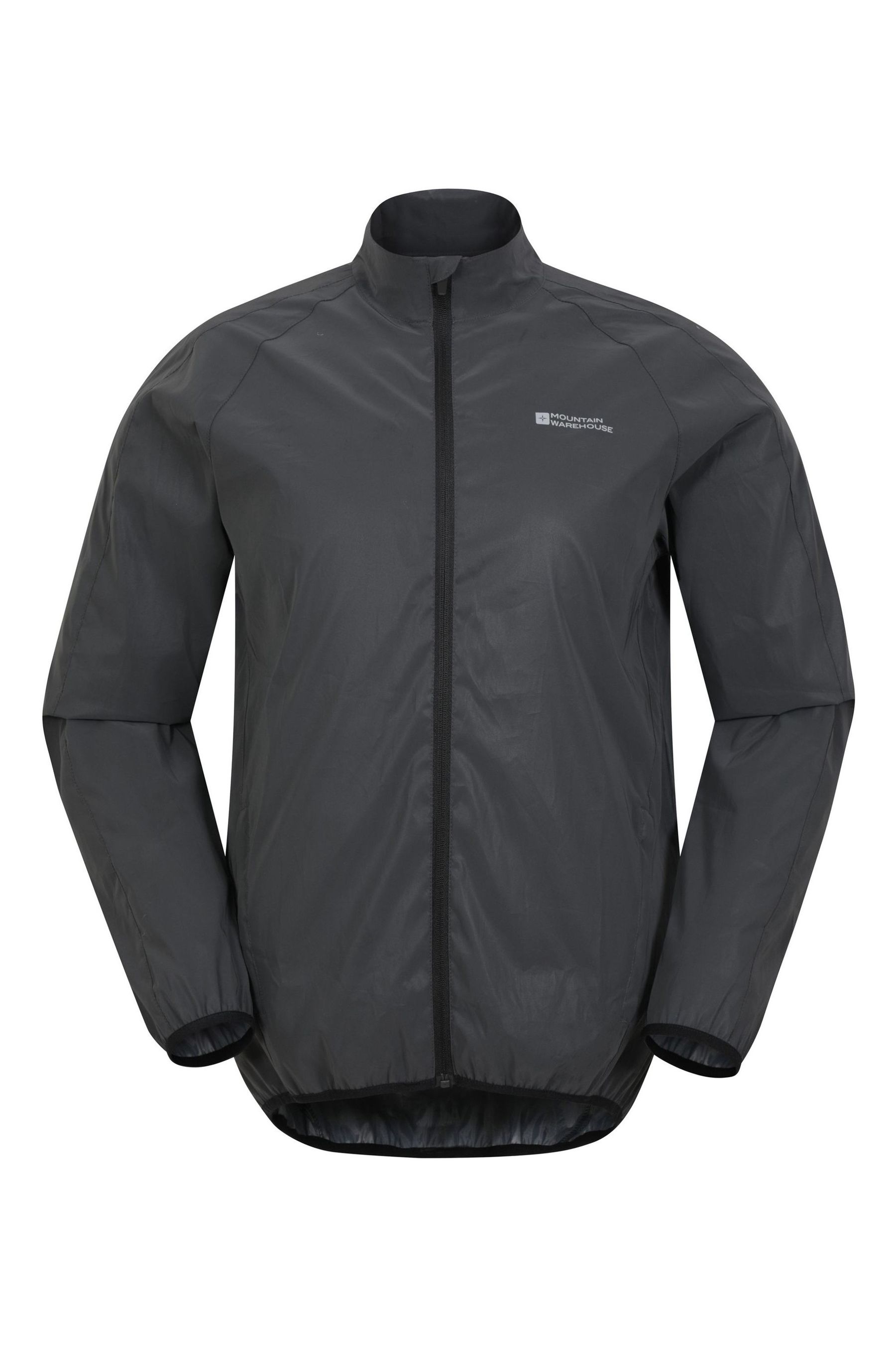 Mountain Warehouse Black 360 Reflective Mens Jacket