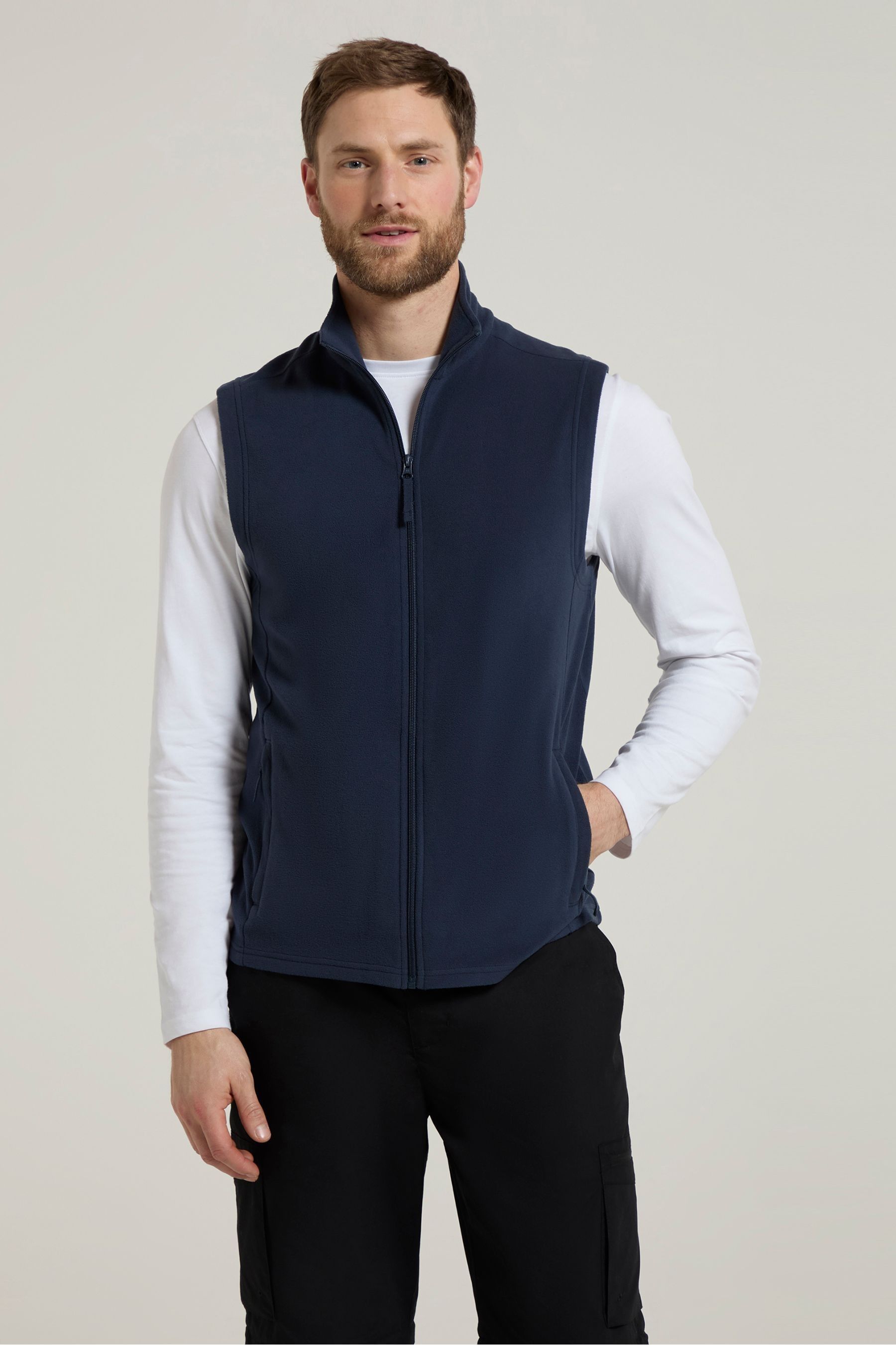 Micro fleece gilet mens sale