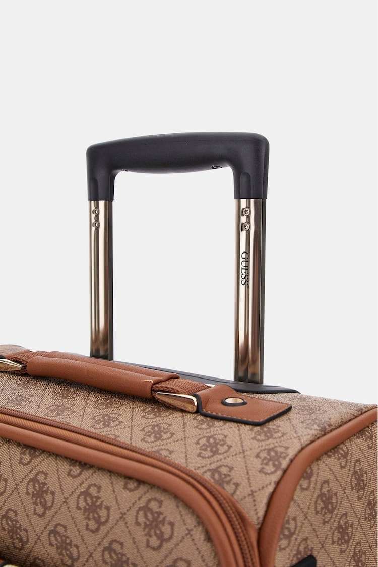 Guess Cream And Tan Brown Logo Kerima 18 In 8 Travel Case - Image 5 of 5