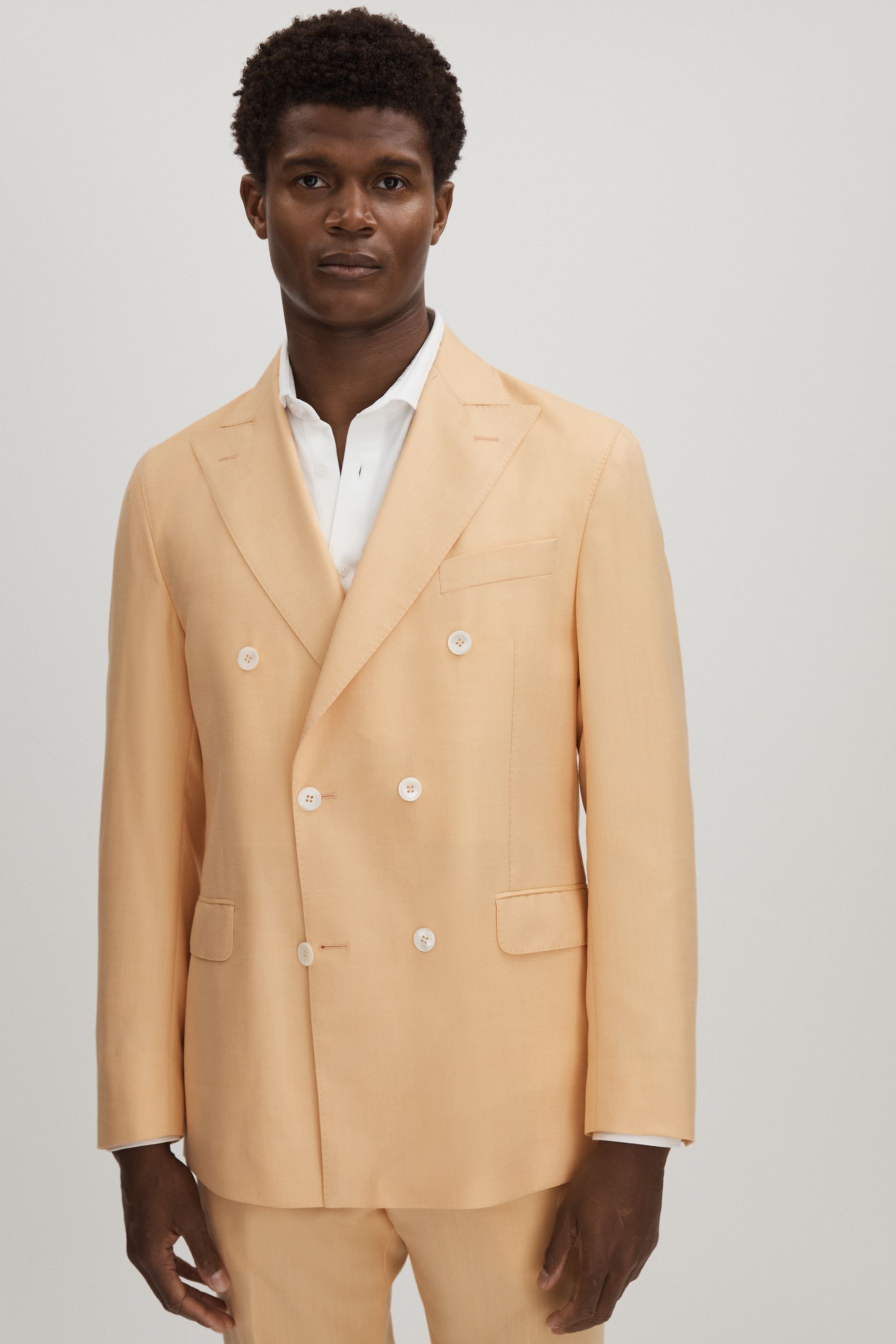 Classic double breasted blazer best sale