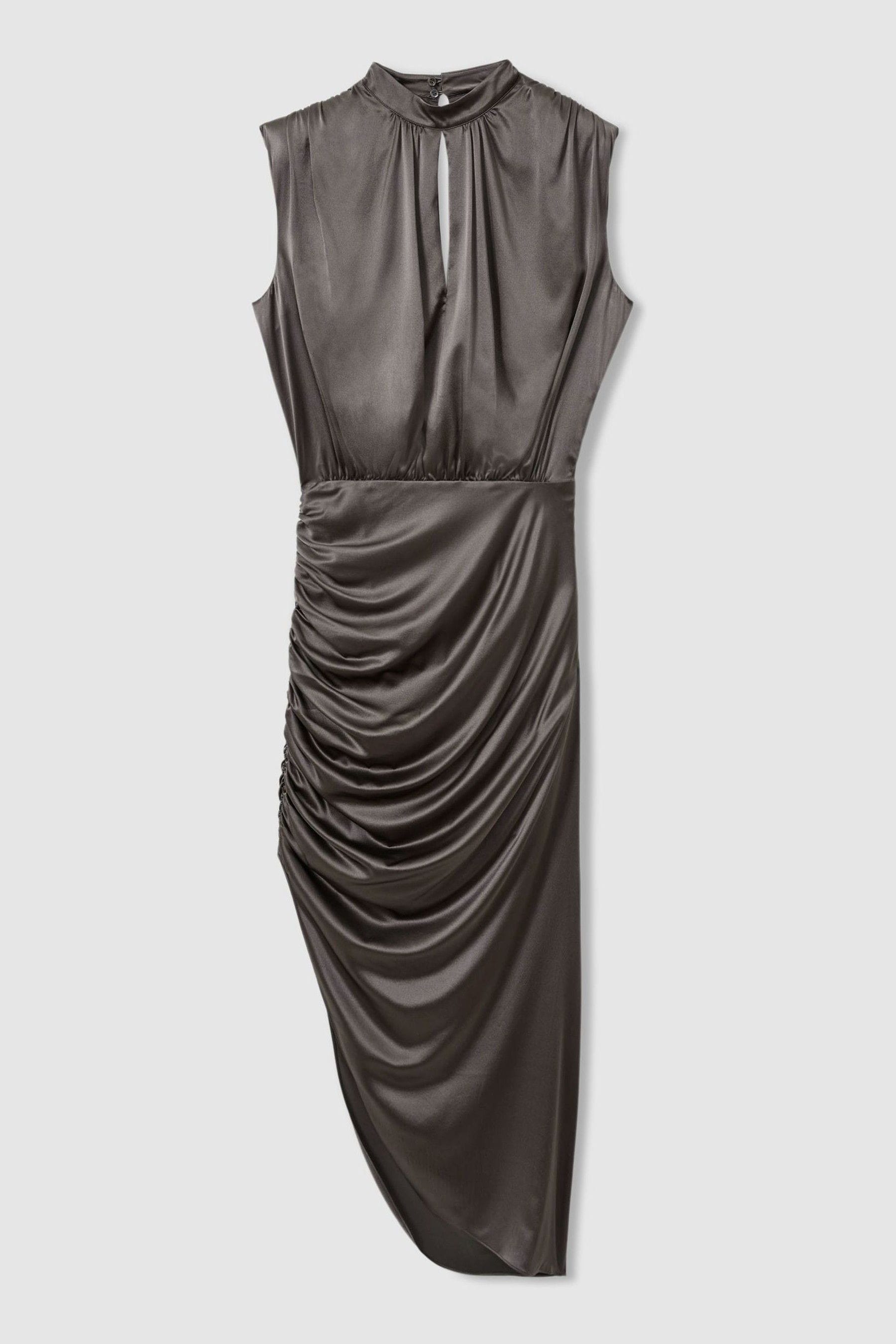 Buy Reiss Aude Atelier Ruched Silk Blend Satin Dress Next Ukraine