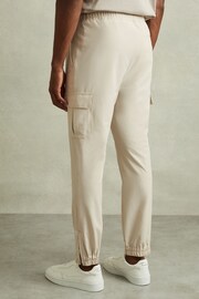 Reiss Stone Hold Elasticated Cargo Trousers - Image 4 of 6