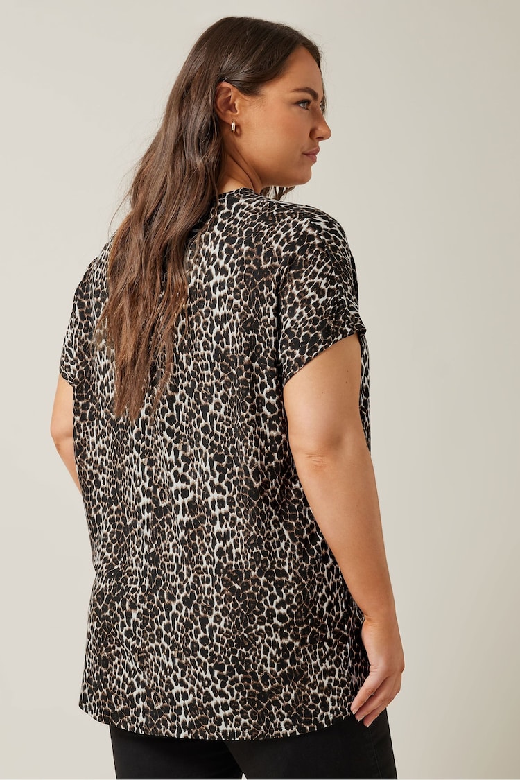 Evans Curve Leopard Print Swing Top - Image 4 of 4