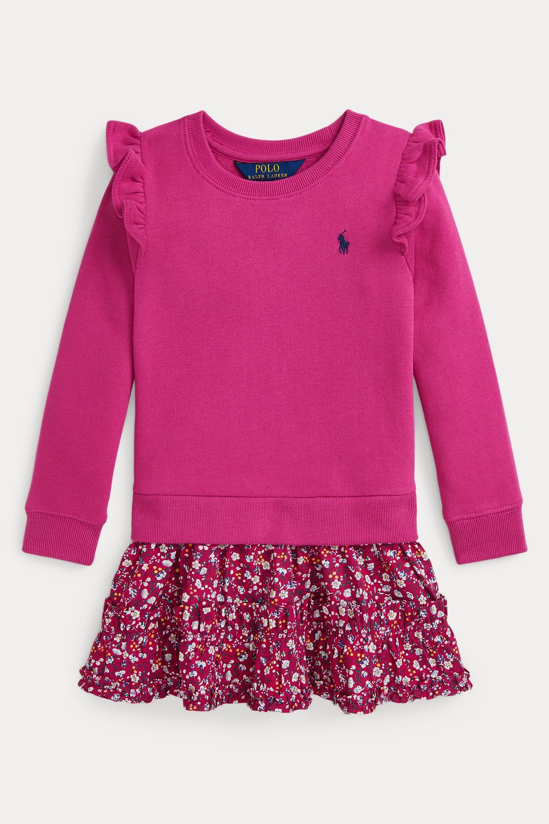Ralph lauren pink floral dress online