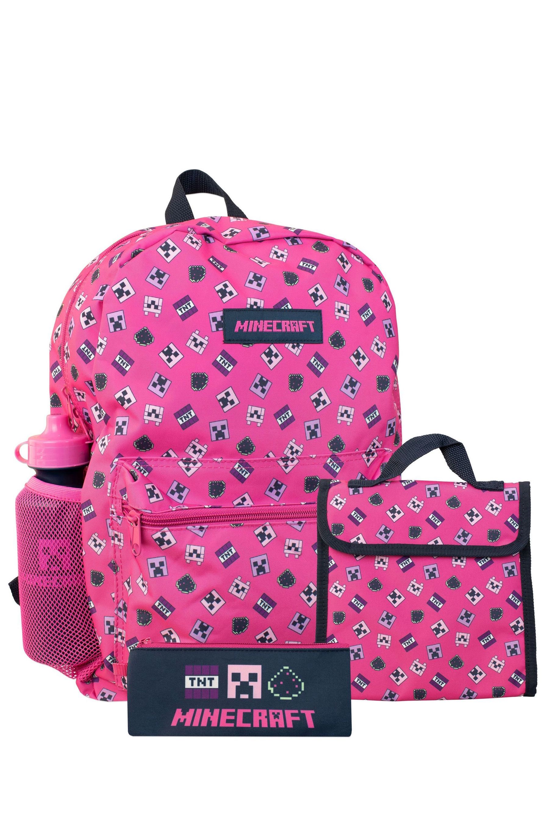 Blue minecraft backpack online