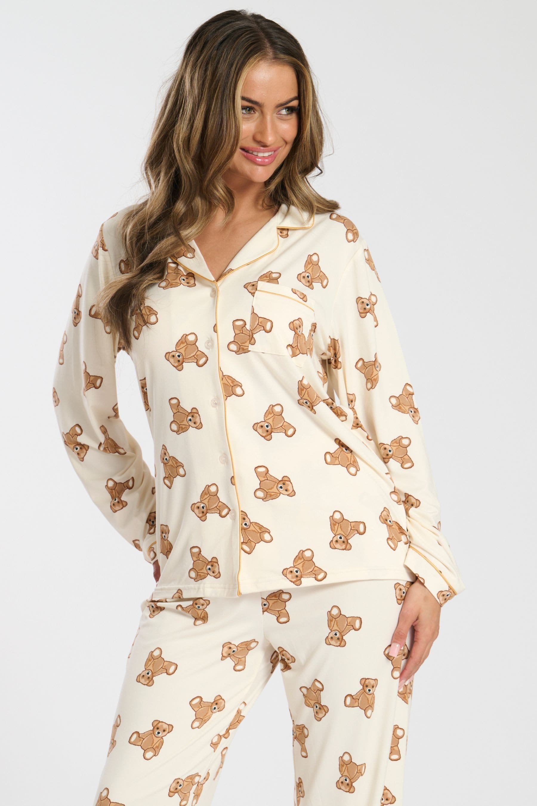 Teddy pyjamas womens hotsell
