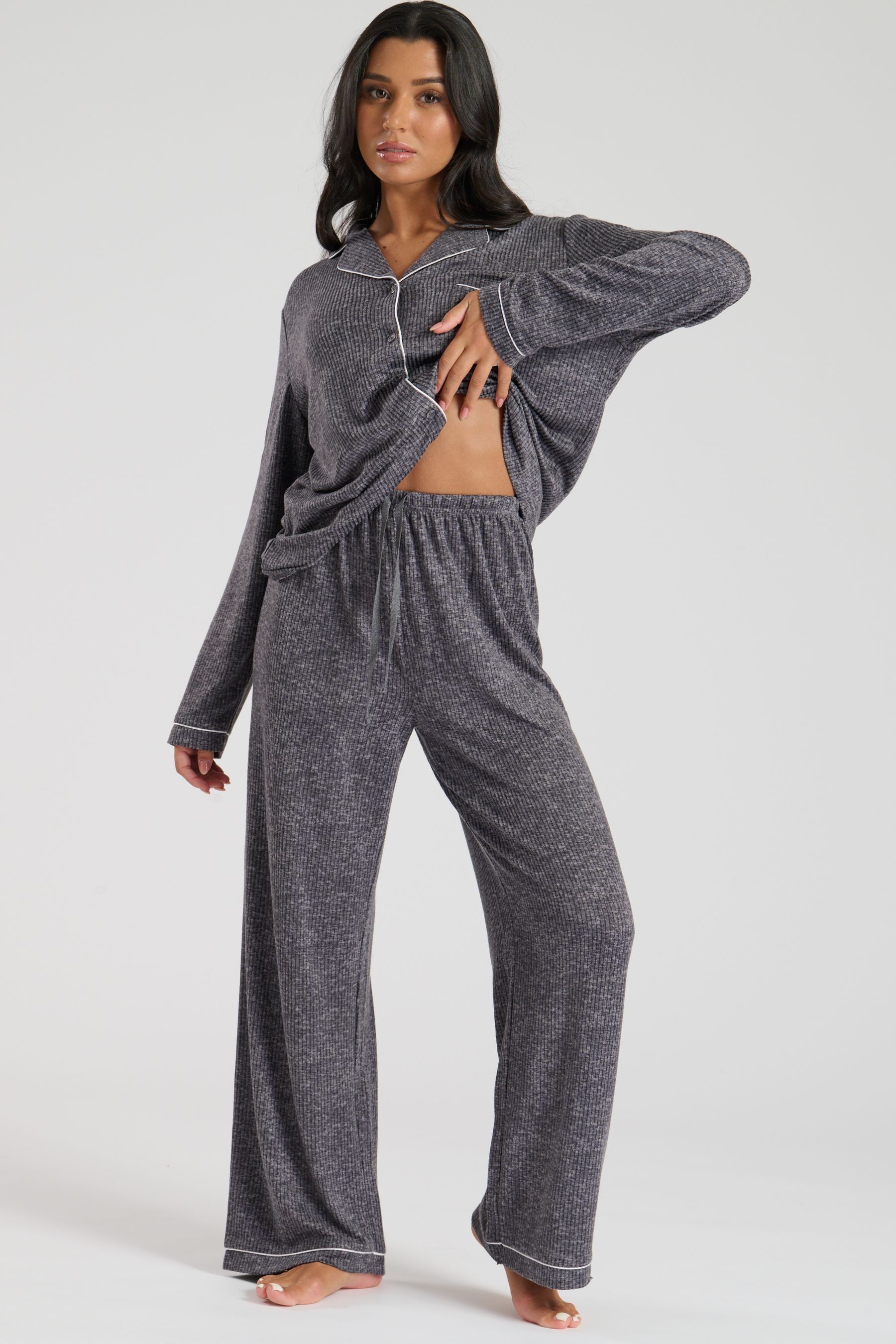 Grey marl pyjamas outlet