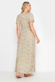 Long Tall Sally Pink Pastel Vintage Floral Wrap Maxi Dress - Image 2 of 5