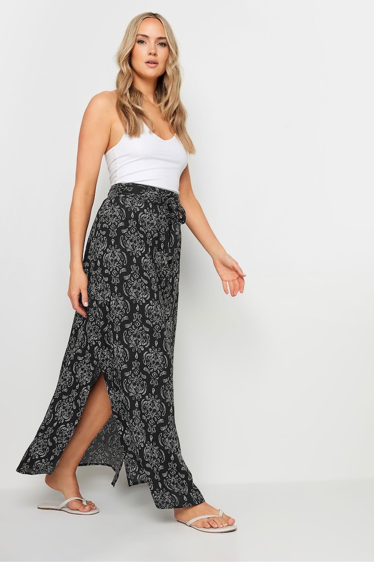 Long Tall Sally Black Aztec Maxi Skirt - Image 1 of 5