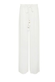 Long Tall Sally White Crinkle Trousers - Image 5 of 5