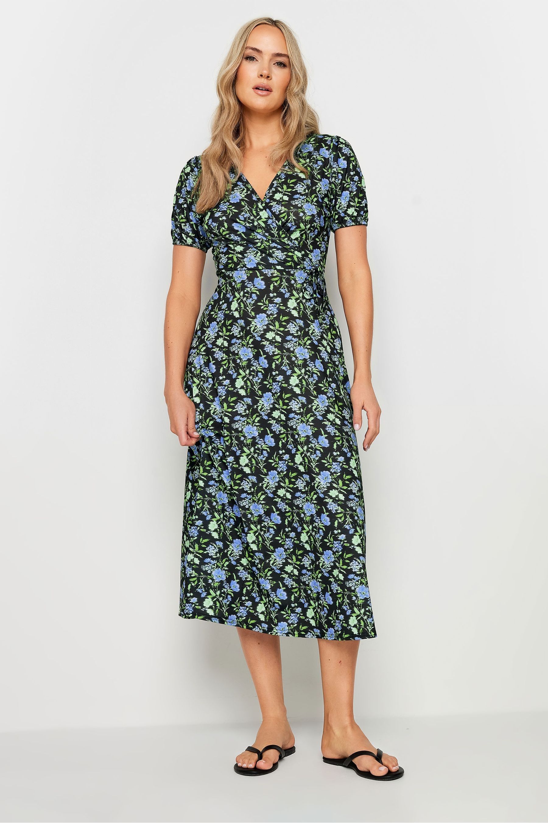 Dark floral woven maxi shirt dress new arrivals