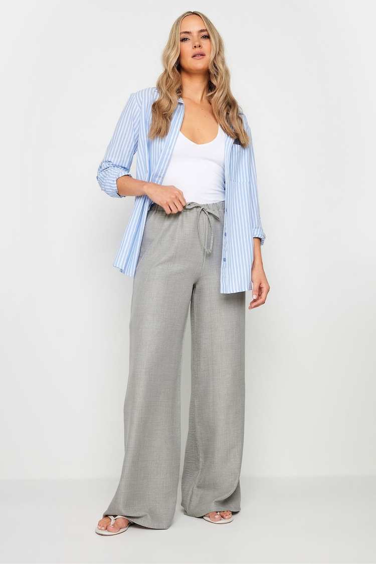 Long Tall Sally Textured Wide Leg Trousers - Image 2 of 6