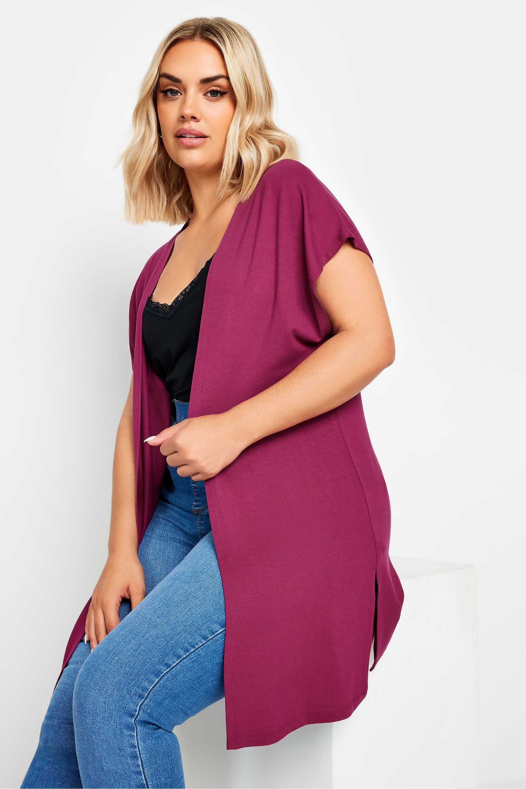 Red plus size cover up store