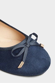 Yours Curve Blue Extra Wide Fit Extra Wide Fit Blaise Ballerinas - Image 5 of 5