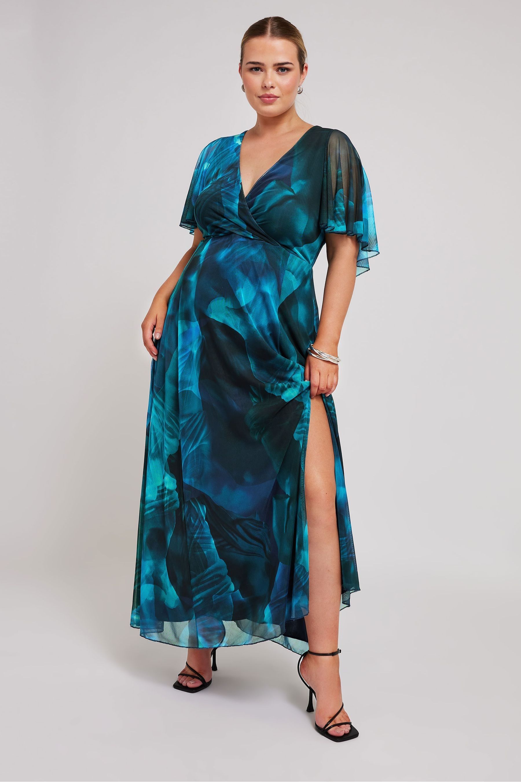Wrap maxi dress canada top