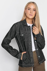 Long Tall Sally Black Denim Jacket - Image 1 of 4