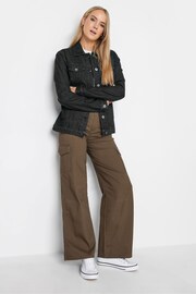 Long Tall Sally Black Denim Jacket - Image 3 of 4