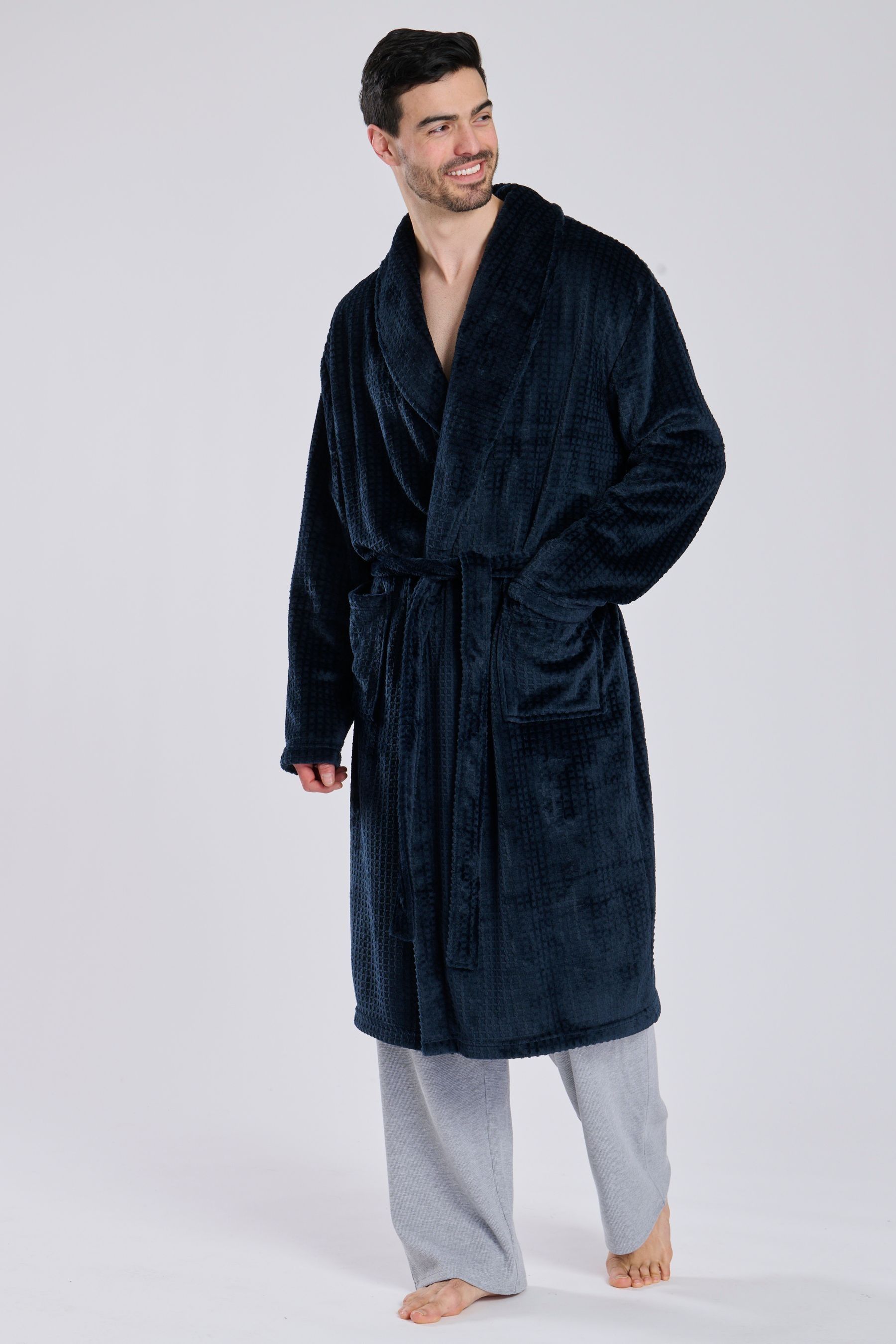 Next waffle dressing gown shop