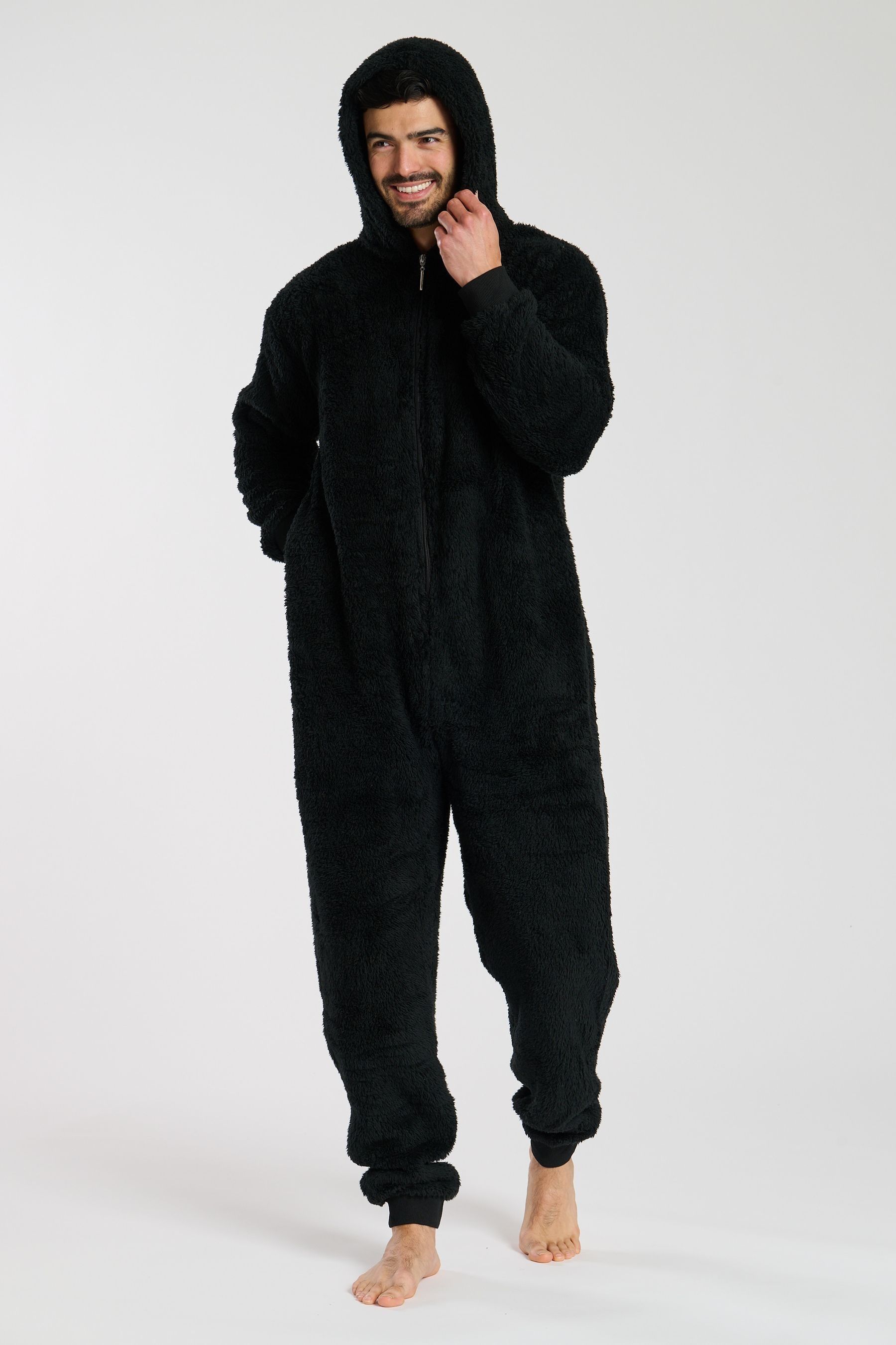 Loungeable Black Mens Onesie