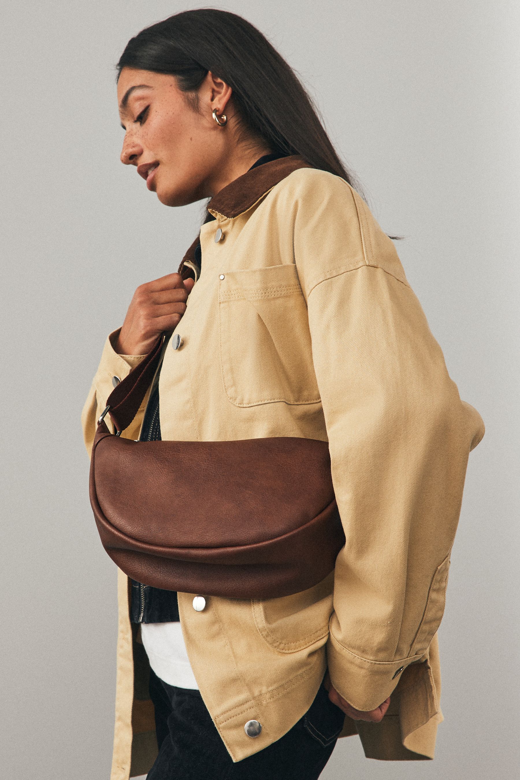 Tan sling bags clearance