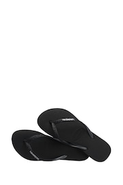 Havaianas Glitter Black Flip Flops - Image 4 of 8