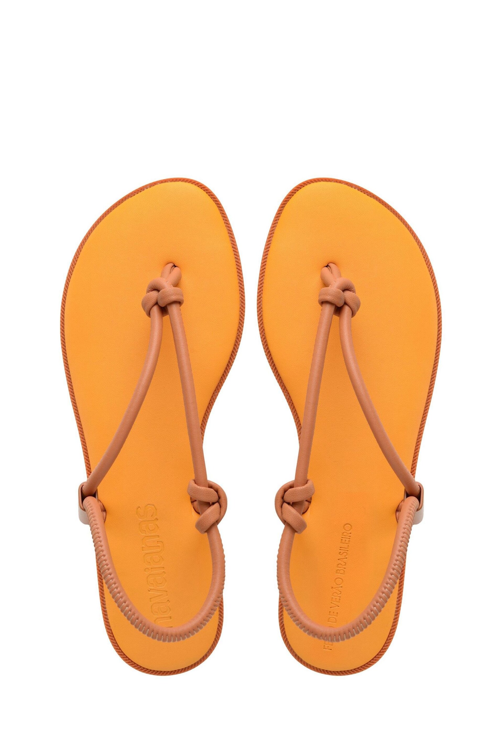 Havaianas Yellow Una Acai Sandals - Image 1 of 8