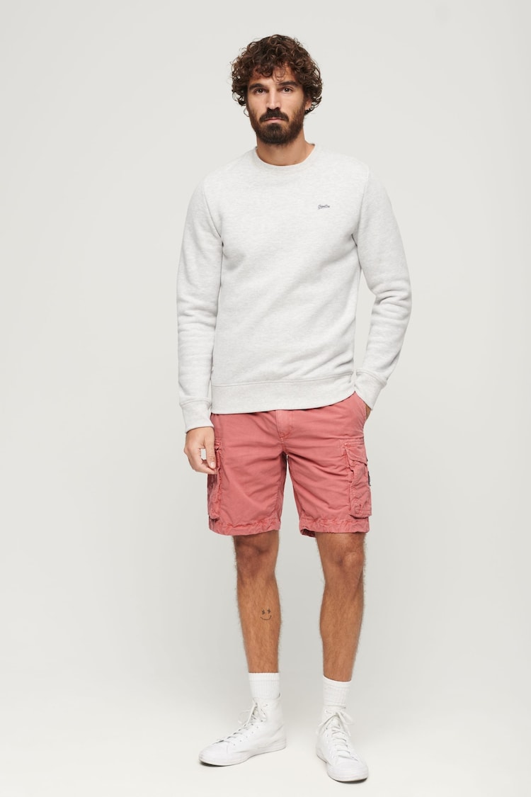 Superdry Pink Parachute Light 100% Cotton Shorts - Image 2 of 4