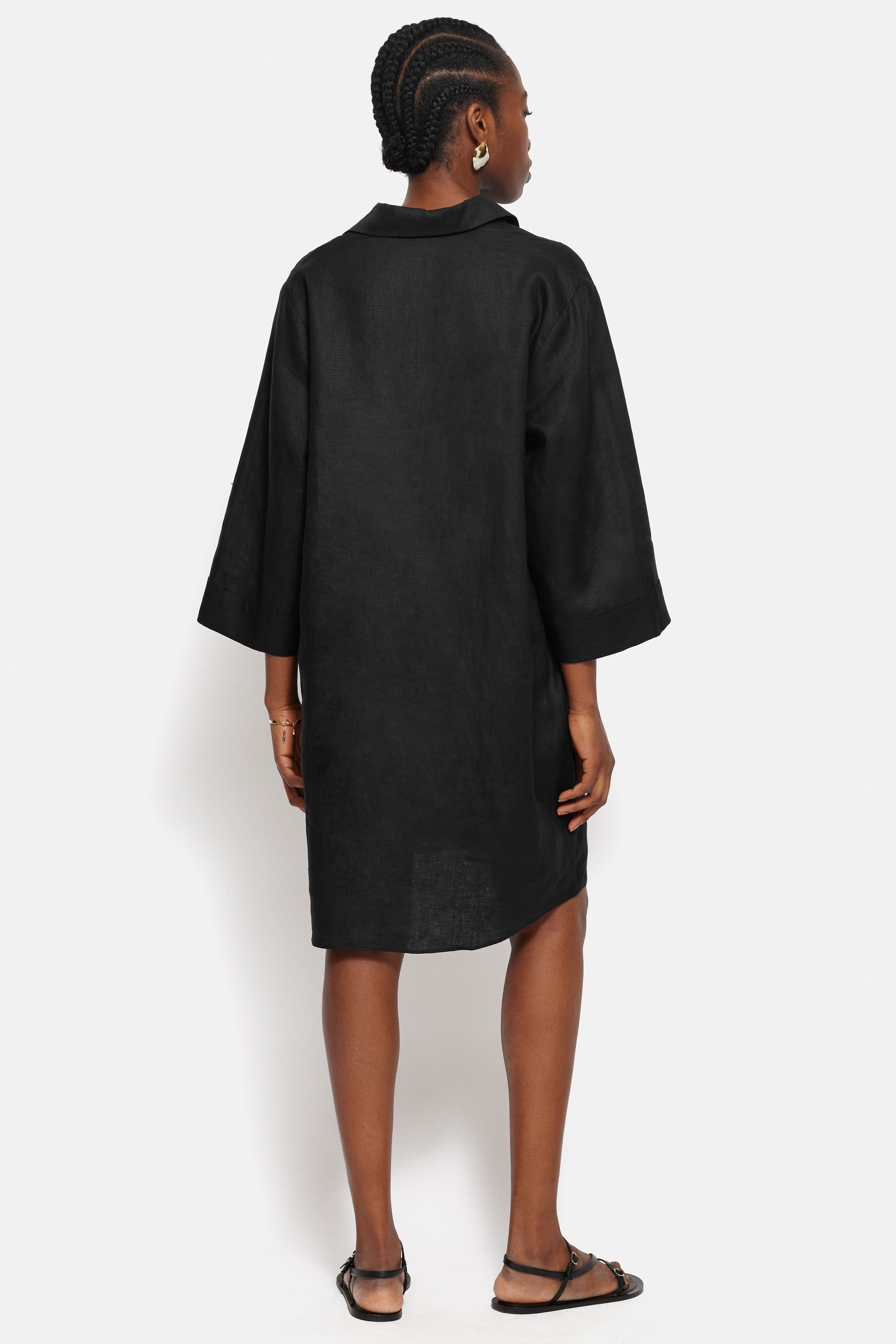 Buy Jigsaw Black Linen Tunic Shirt Dress from Next Germany