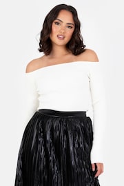 Lovedrobe Pleated Metallic Midi Skirt - Image 4 of 6