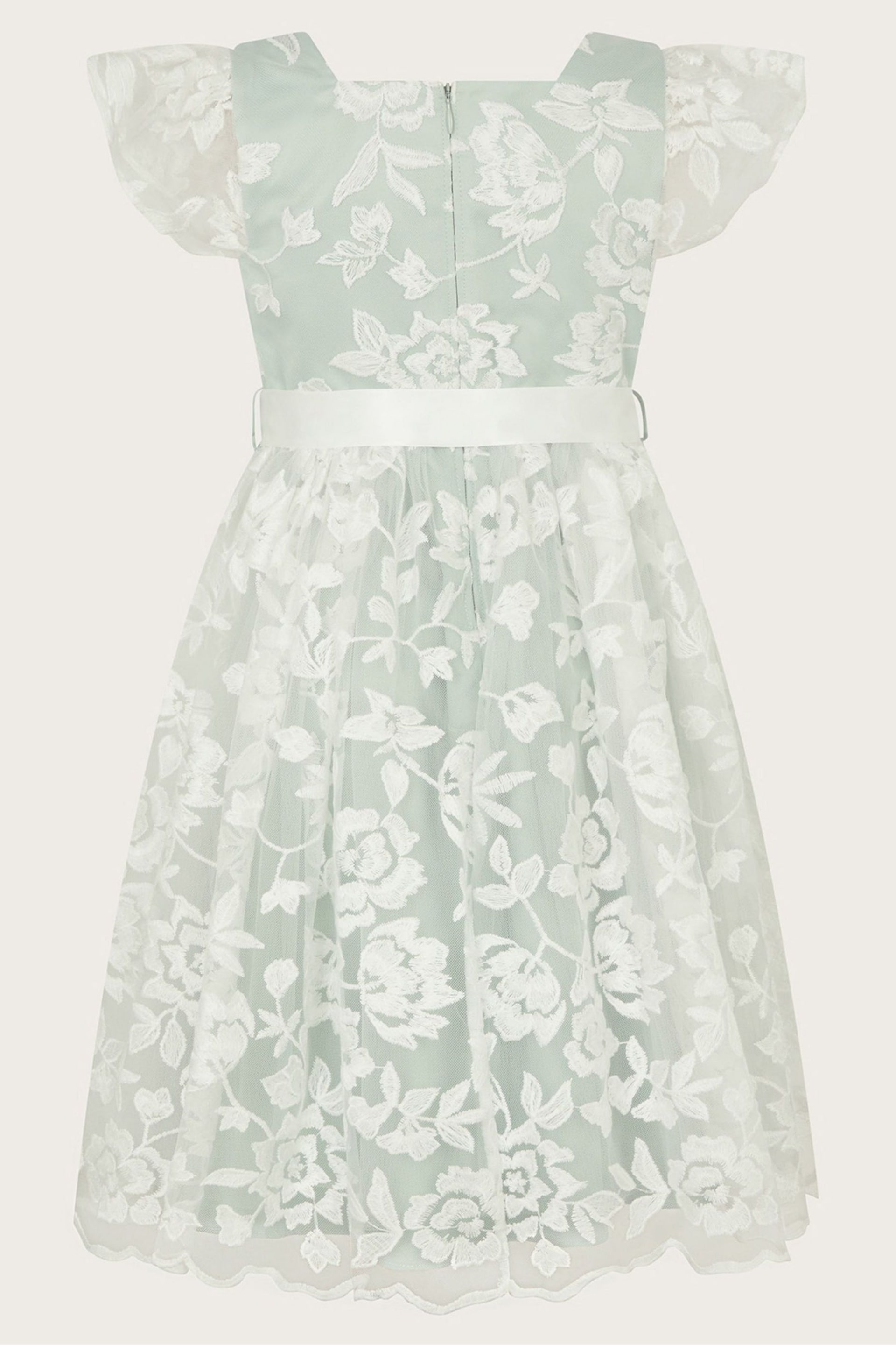 Monsoon Green Matilda Lace Dress - Image 2 of 3