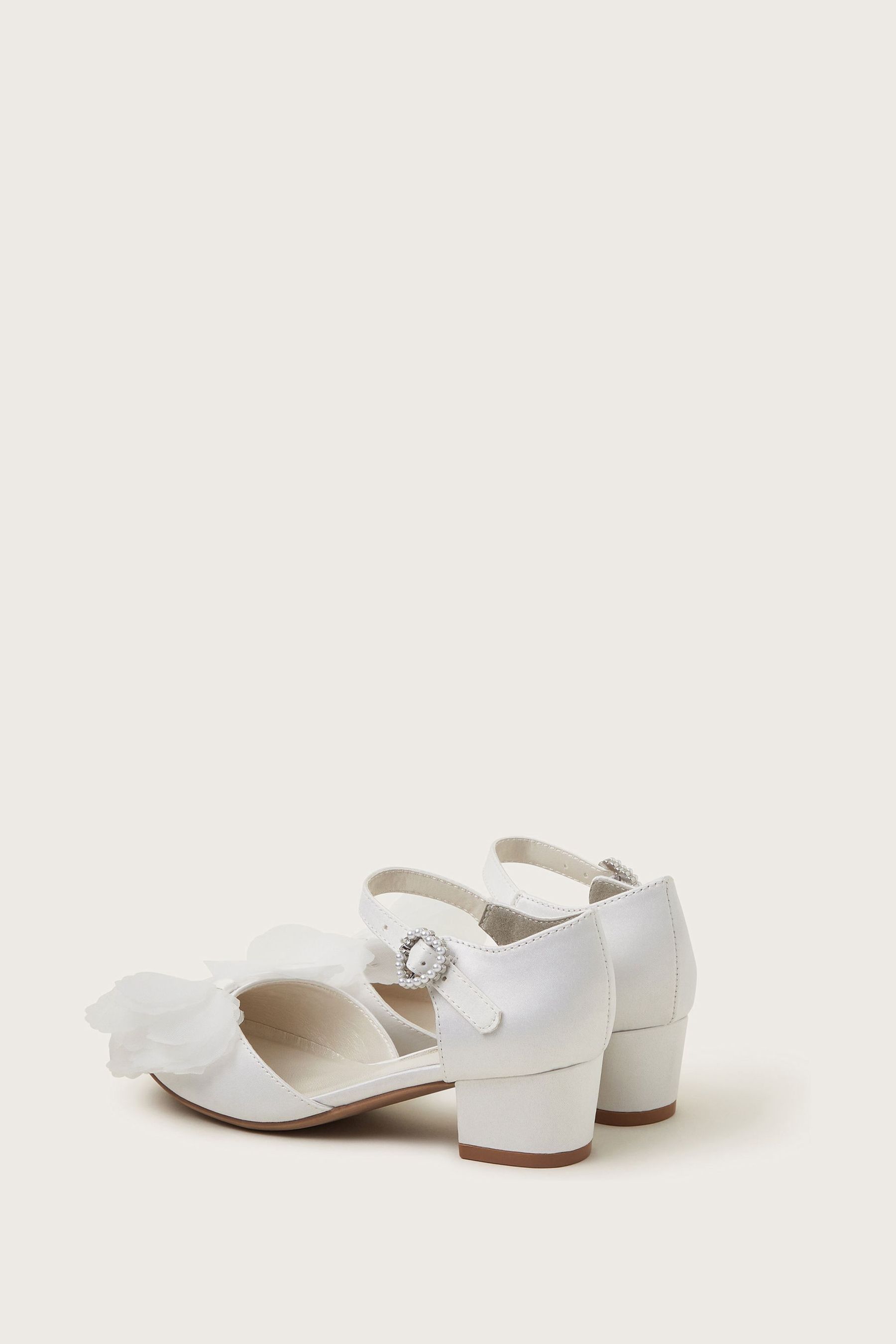 White embellished heels new arrivals
