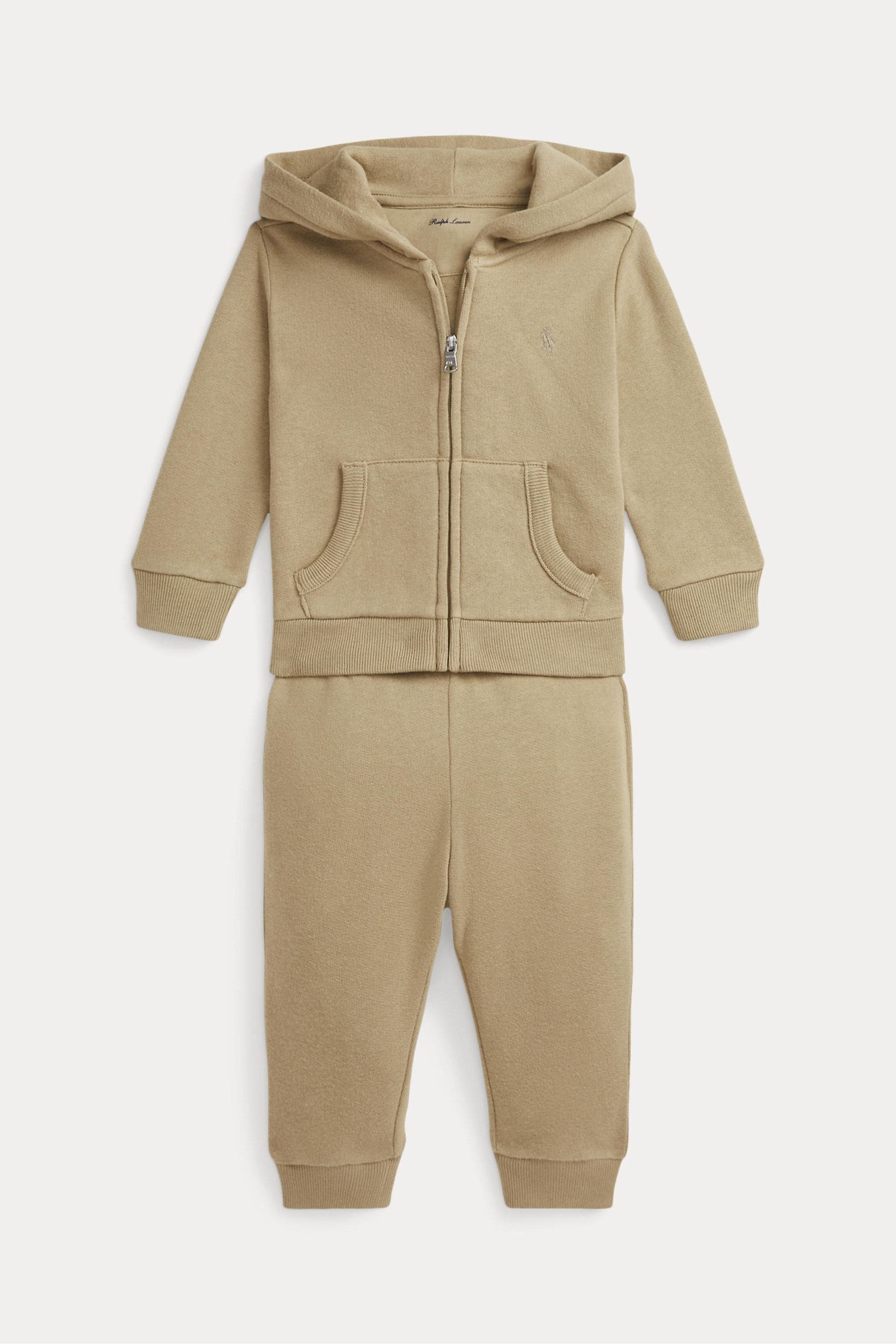Buy Polo Ralph Lauren Baby Fleece Zip Hoodie Jogger Set from the Next UK online shop