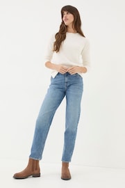 FatFace Blue Denim Boyfriend Chesham Girlfriend Jeans - Image 5 of 7