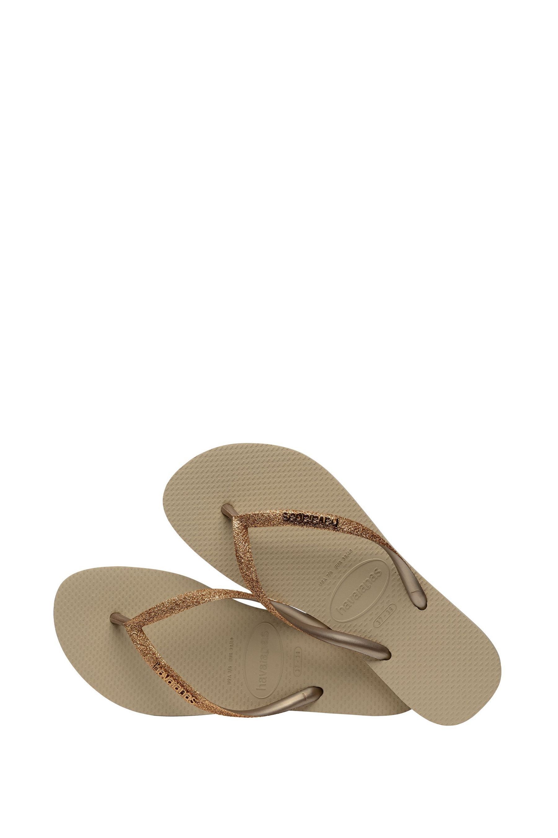 Buy Havaianas Gold Glitter Flip Flop from Next Luxembourg