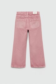 Mango Pink Culotte Jeans With Pockets - Image 2 of 4