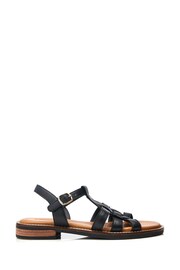 Moda in Pelle SH Saddle Flat T-Bar Strap Sandals - Image 1 of 4