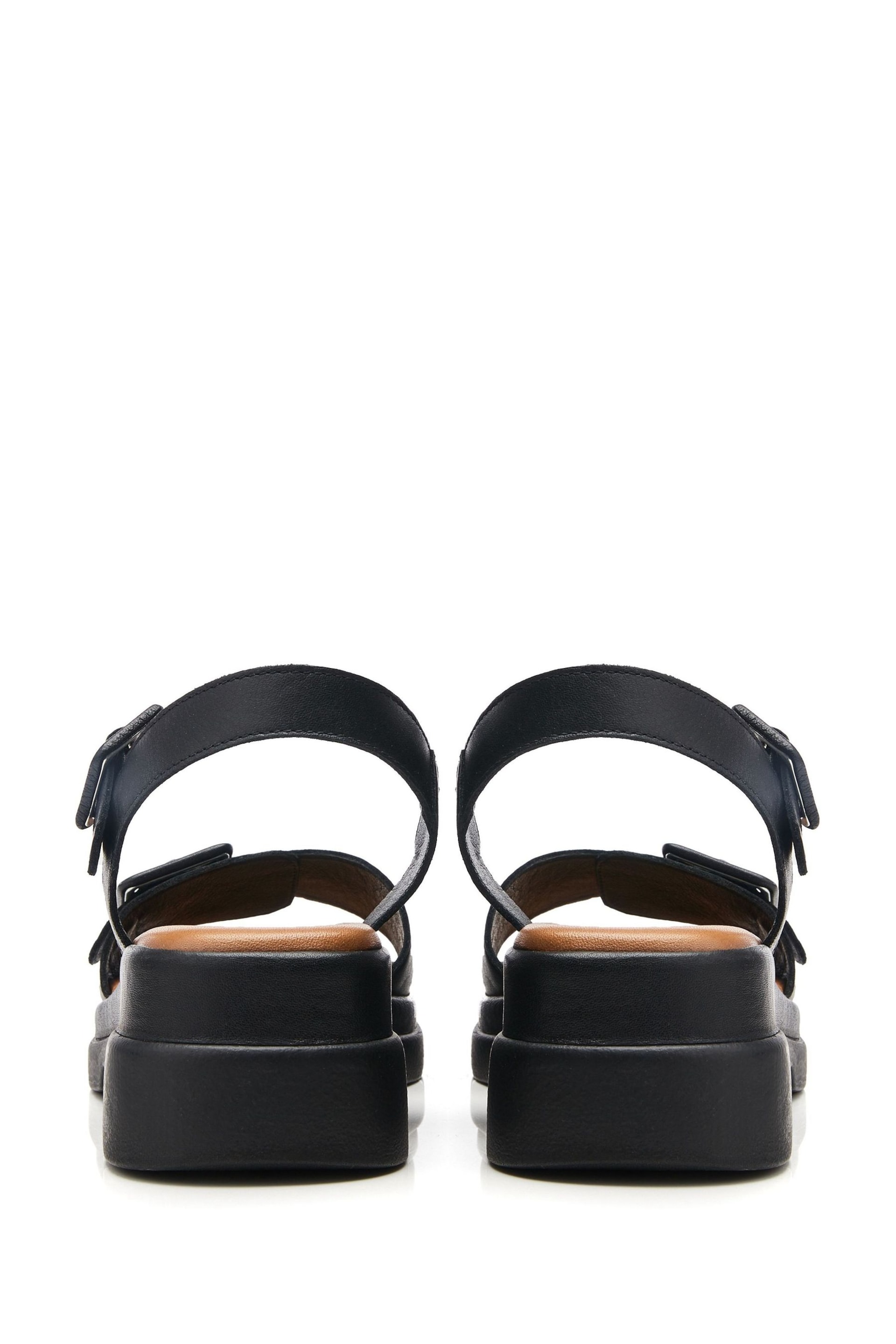 Moda in Pelle SH Shore Open Waist with Strap & Buckle Vamp Sandals - Image 3 of 4