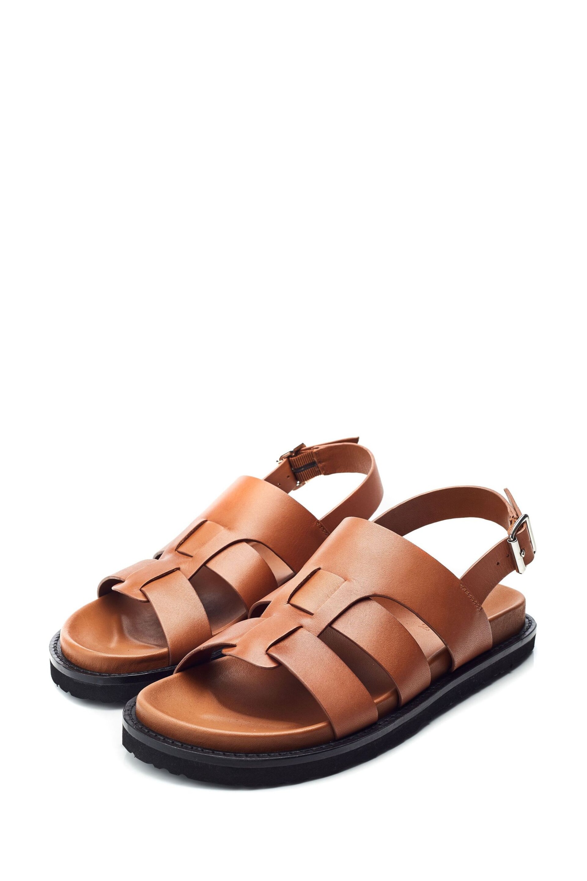 Moda in Pelle SH Lonnie Sling Back T-Strap Sandals - Image 2 of 4