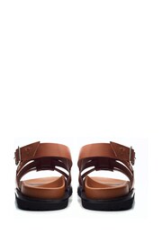 Moda in Pelle SH Lonnie Sling Back T-Strap Sandals - Image 3 of 4