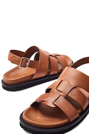 Moda in Pelle SH Lonnie Sling Back T-Strap Sandals - Image 4 of 4