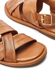 Moda in Pelle Natural SH Garda Wrapover Strap Sling Back Sandals - Image 4 of 4