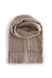 Oatmeal Heavyweight Blanket Scarf - Image 4 of 6