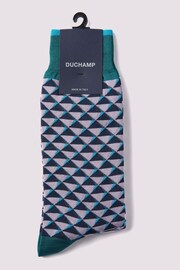 Duchamp Purple Diamond Geo Socks - Image 1 of 3
