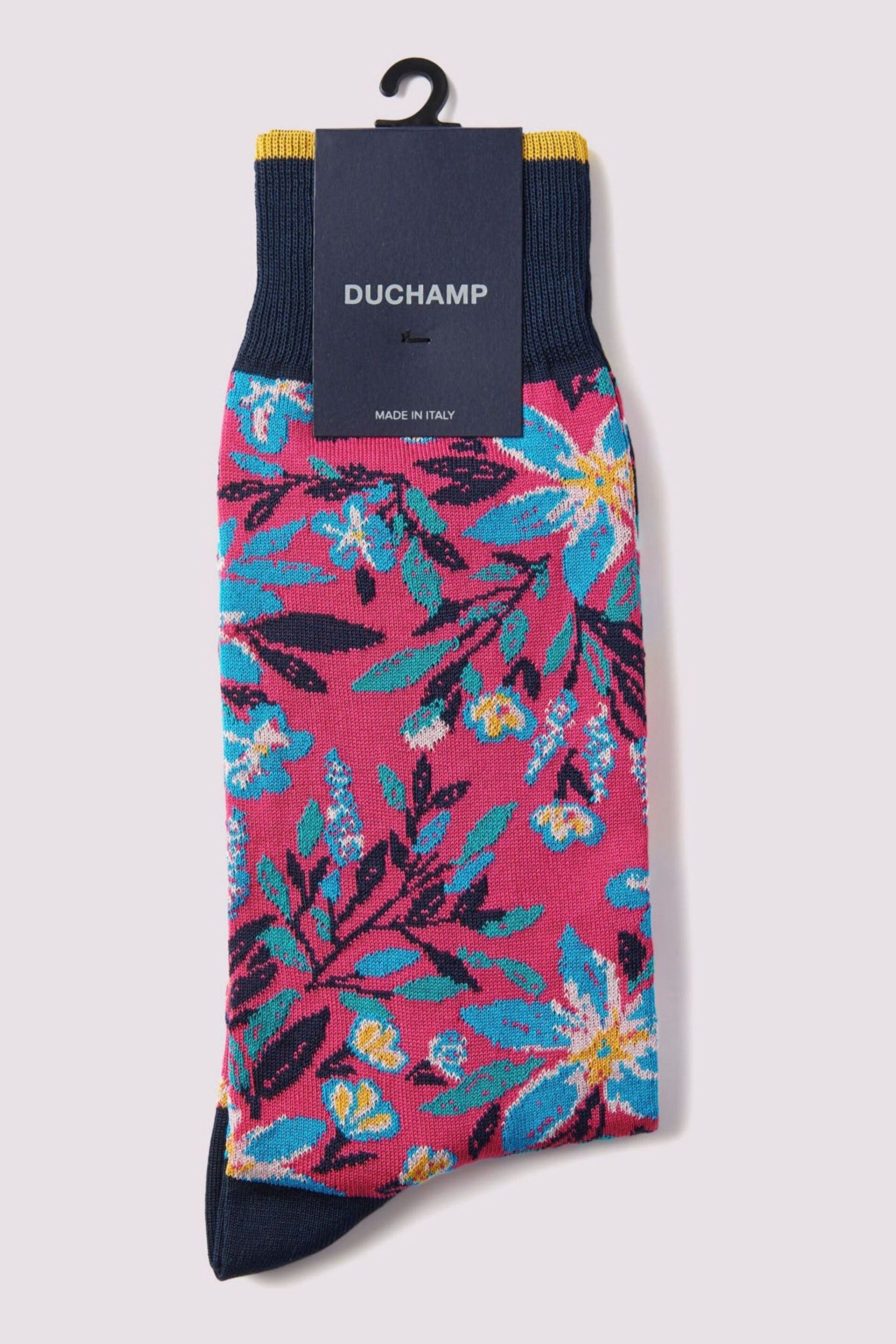 Duchamp Pink Mollie Floral Socks - Image 1 of 3