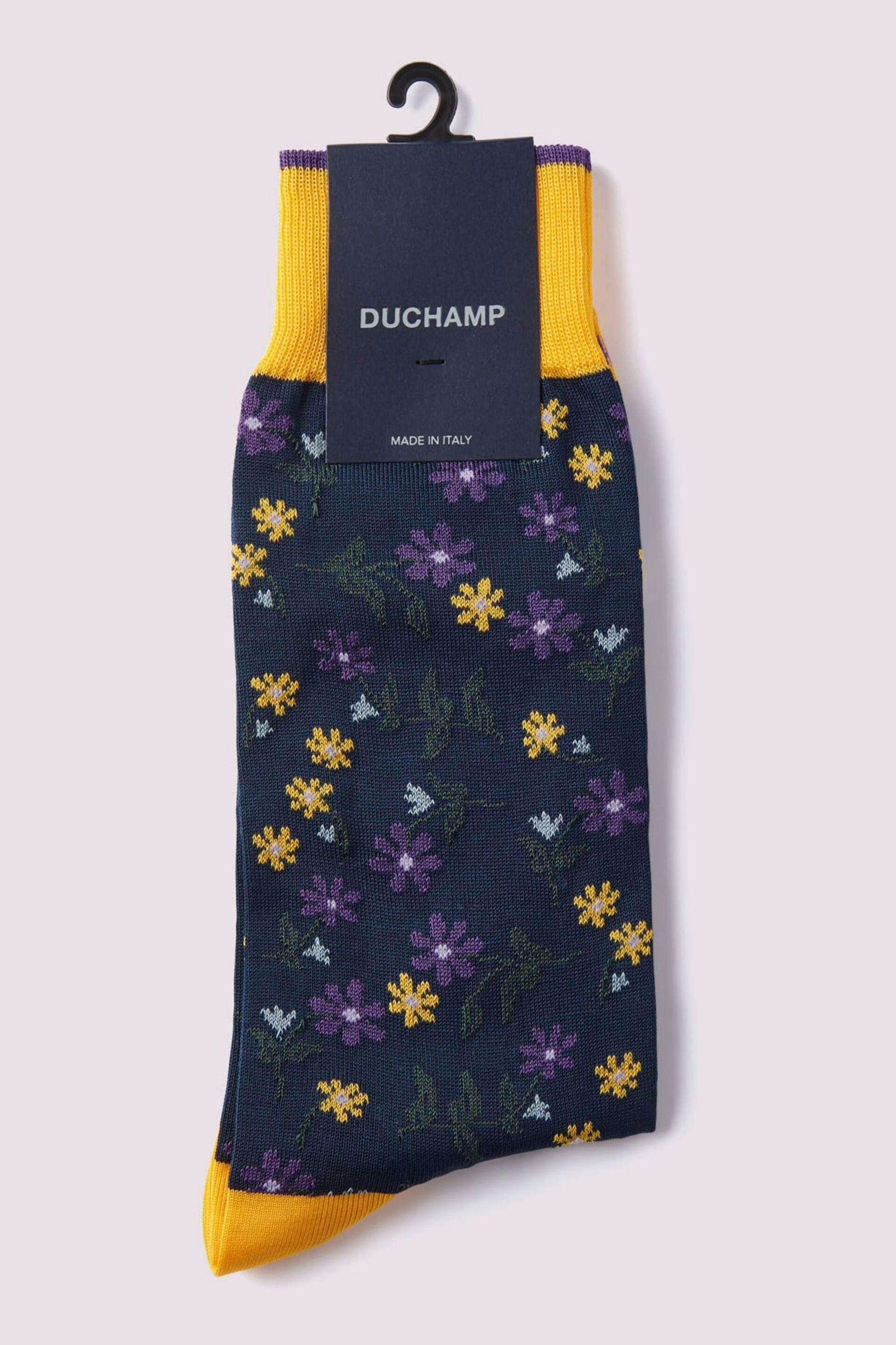 Duchamp Yellow Garden Floral Socks - Image 1 of 3